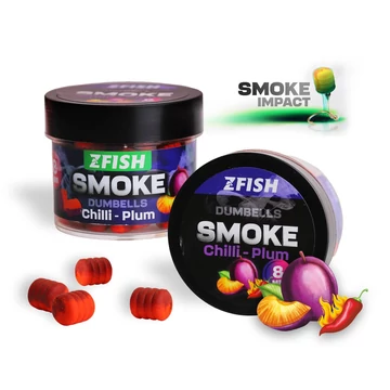 ZFISH Smoke POP-UP Dumbells 8 mm - Chilli-Plum - chili-szilva