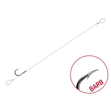 Kötött horog Delphin FLR Loop / 6db