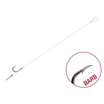 Kötött horog Delphin FLR Sting / 6db