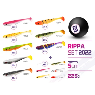 Delphin BOMB Rippa csali szett 2022 színek 5cm / 225db