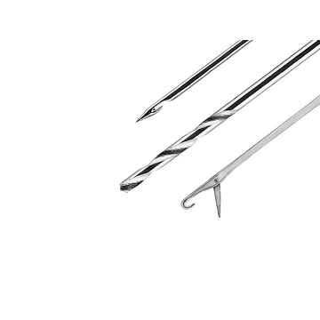 Delphin T-END Grip 3XF Fluo fűzőtű és fúró készlet