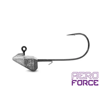 Grub-tartóval ellátott Delphin AeroFORCE jigfej / 5 db