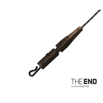THE END Leadcore + PIN clip kötött horog / 3db