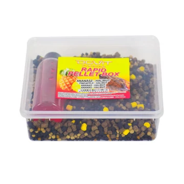 Rapid Pellet Box MEDIUM - ananász-halibut