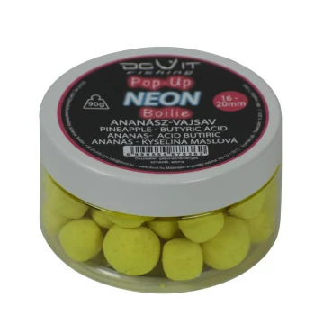 Pop-Up Neon Boilie 16-20mm - Ananász-vajsav