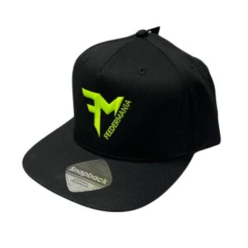FEEDERMANIA BLACK SNAPBACK FLUO GREEN