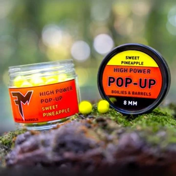 HIGH POWER POP-UP BOILIES & BARRELS 8 MM SWEET PINEAPPLE
