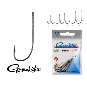 Gamakatsu Worm-36 horog 6db/cs