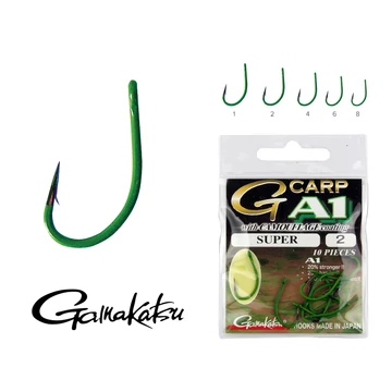 Gamakatsu A1 Carp Green Super 10db/cs
