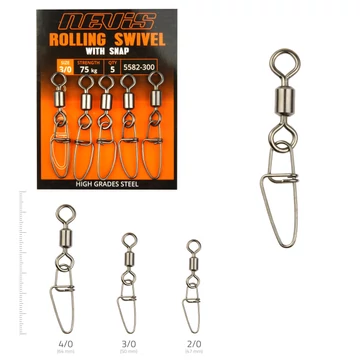 Nevis Extra erős forgó biztonsági kapoccsal 5db/cs