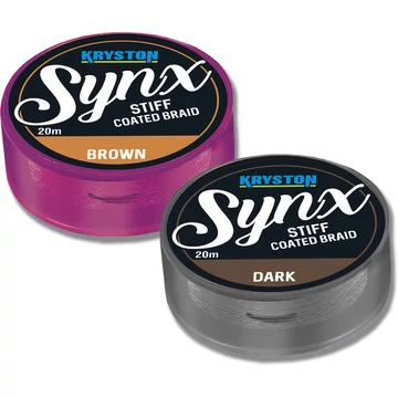 Synx Stiff Coated 20Lbs 20m Brown  