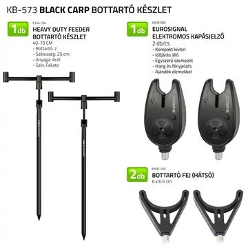 Nevis Black Carp Bottartó készlet  6124-104+ 6318-002+ 2x 8100-140