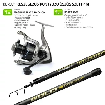 Nevis Keszegezős pontyozó úszós szett 4m 1273-400+ 2247-130