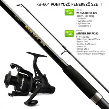 NEVIS Pontyozó fenekező szett 1608-300+ 2547-450