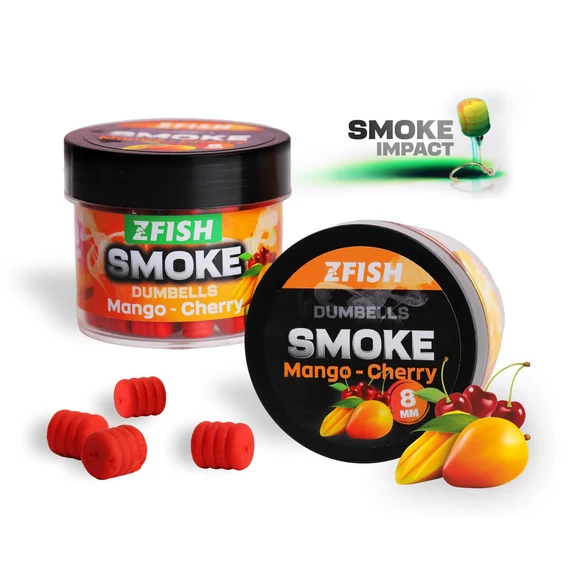 ZFISH Smoke POP-UP Dumbells 8 mm - Mango-Cherry - mangó-cseresznye