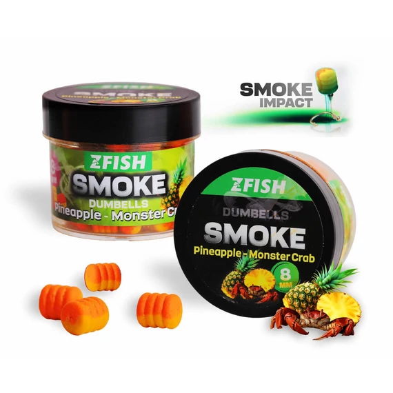 ZFISH Smoke POP-UP Dumbells 8 mm - Pineapple-Monster Crab - Ananász-óriásrák