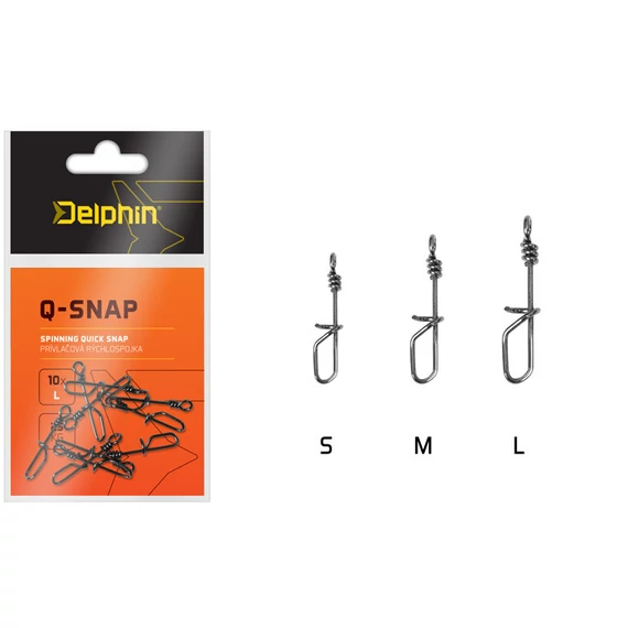 Pergető kapcsolat Delphin Q-SNAP / 10db / 0,6mm