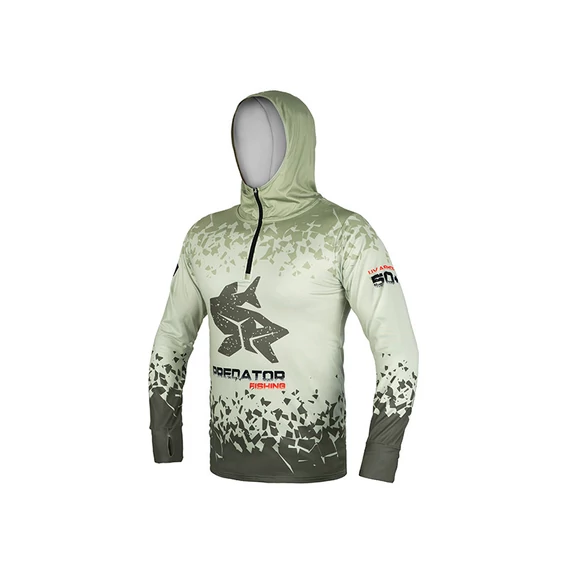 Delphin UV ARMOR 50+ Kapucnis hosszúujjú póló