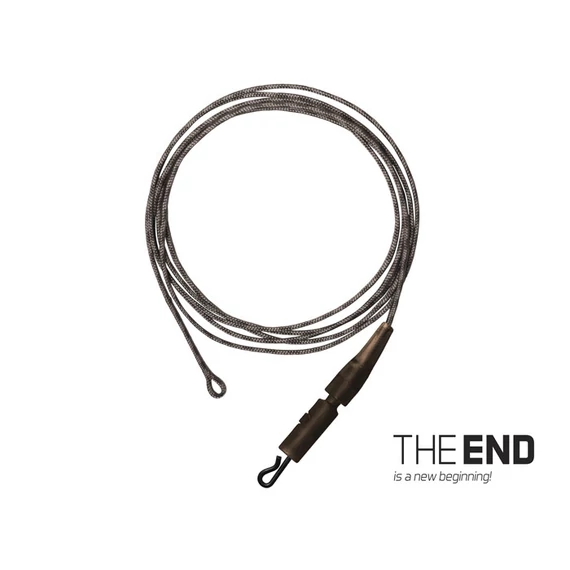 THE END Leadcore + PIN clip kötött horog / 3db