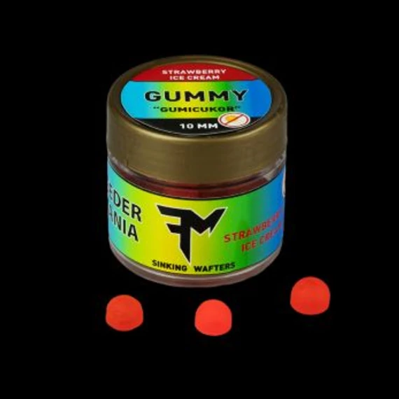GUMICUKOR CSALI 10 MM STRAWBERRY ICE CREAM