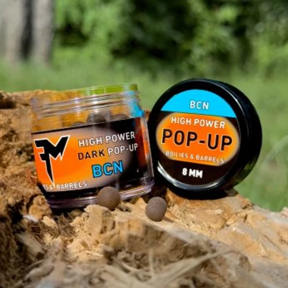 HIGH POWER DARK POP-UP BOILIES & BARRELS 8 MM BCN