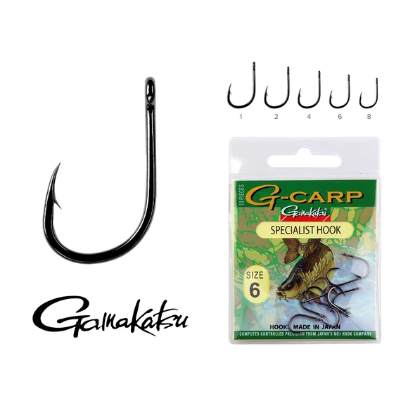 Gamakatsu G-Carp specialist 10/cs.