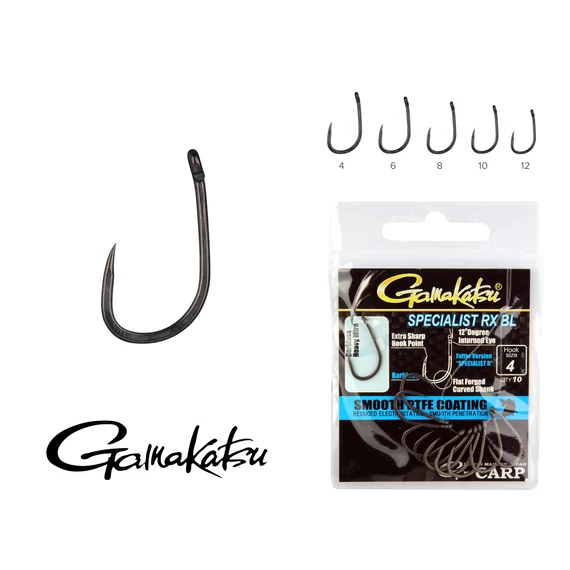 Gamakatsu G-Carp Specialist RX BL 10db/cs