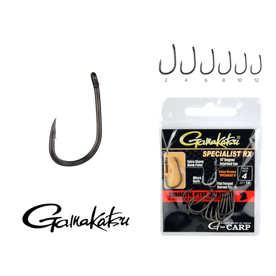 Gamakatsu G-Carp Specialist RX 10/cs.