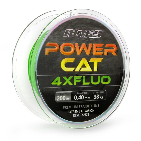 Nevis Powercat 4XFluo zsinór 200m