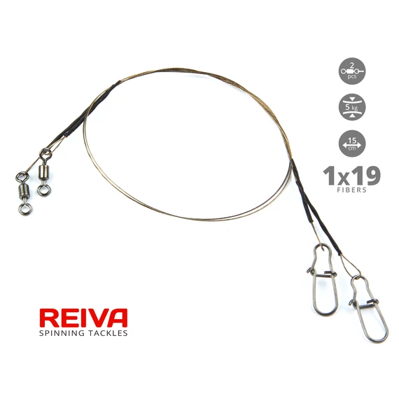 Wolfram rablózó előke 1x19 5kg 15cm  