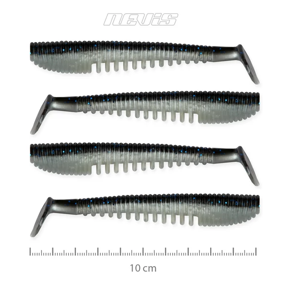 Nevis Impulse Shad 10cm 4db/cs