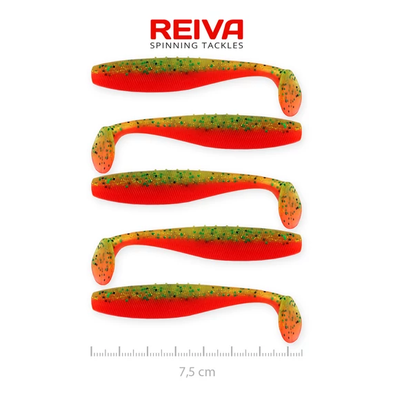 Reiva Flat Minnow shad 7,5cm 5db/cs