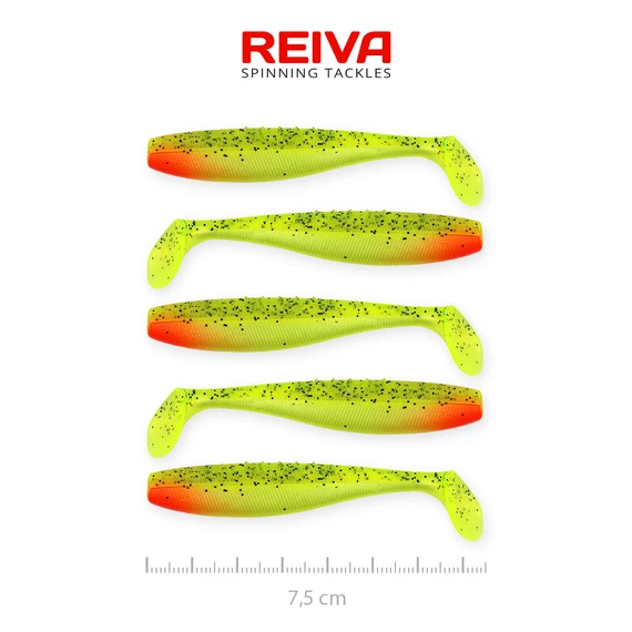 Reiva Flat Minnow shad 7,5cm 5db/cs