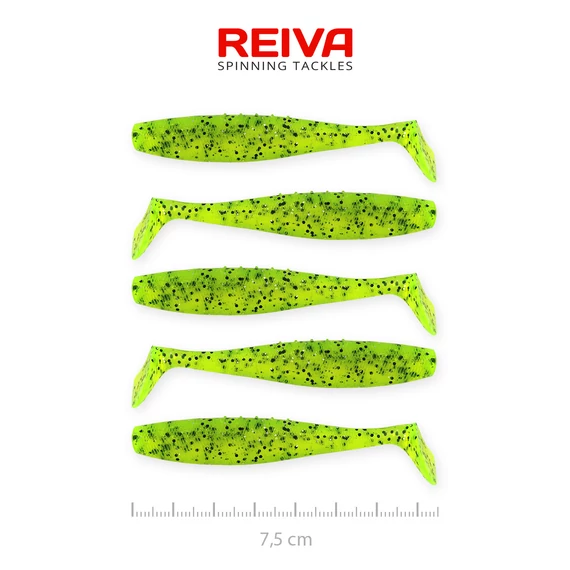 Reiva Flat Minnow shad 7,5cm 5db/cs