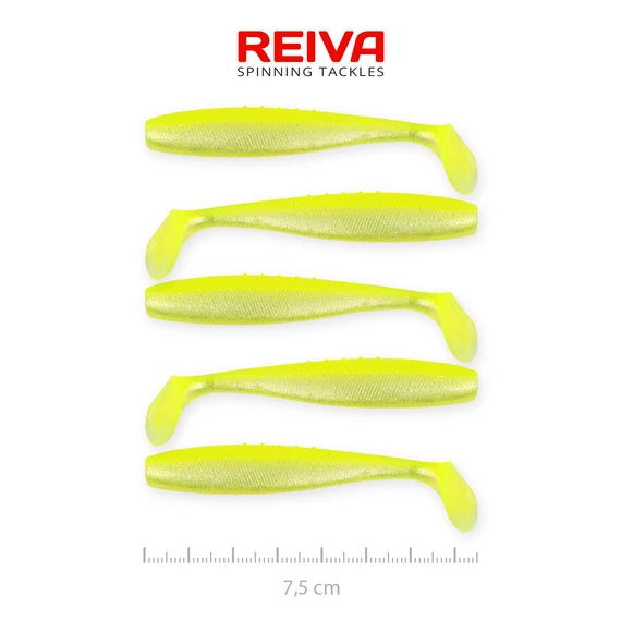 Reiva Flat Minnow shad 7,5cm 5db/cs