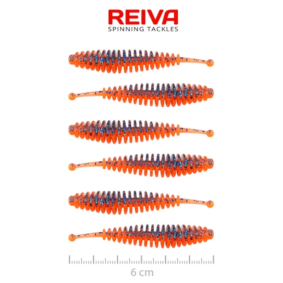Reiva Tiny Worm 6cm 6db/cs