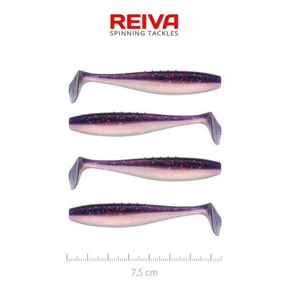Reiva Flat Minnow shad 7,5cm 4db/cs