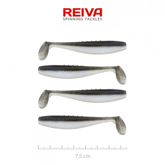 Reiva Flat Minnow shad 7,5cm 4db/cs