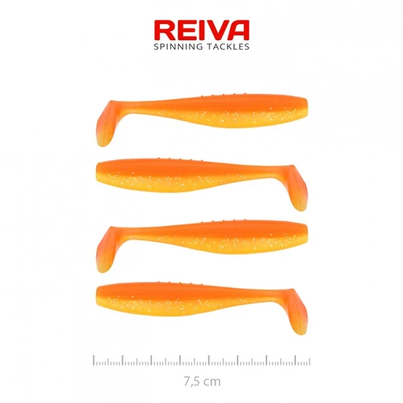 Reiva Flat Minnow shad 7,5cm 4db/cs