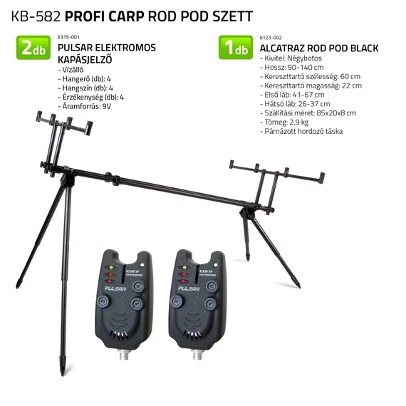 Nevis Profi Carp Rod Pod szett  6123-002+ 2x 6315-001