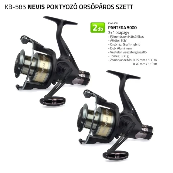 Nevis Pontyozó orsópáros  2x 2545-450