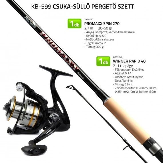 NEVIS Csuka-Süllő szett 1901-270+ 2309-340