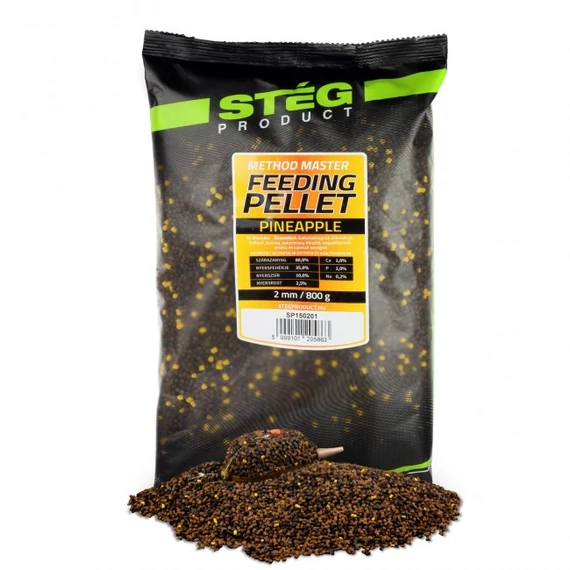 Stég Feeding Pellet 2mm 800g Pineapple