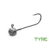 Kép 2/7 - Grub-tartóval ellátott Delphin TYRE jigfej / 5 db